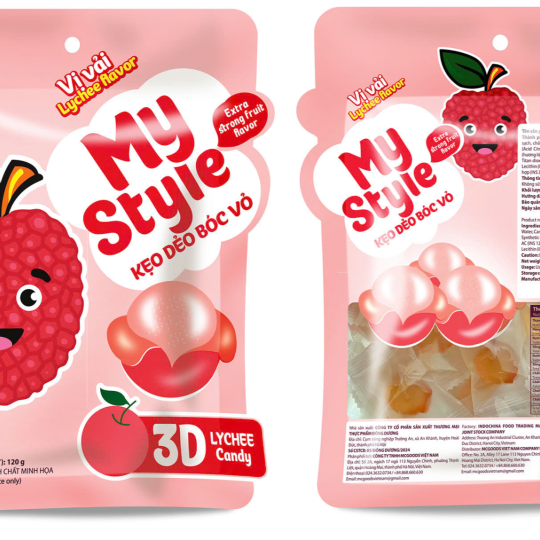 KẸO DẺO MY STYLE VỊ VẢI 120g