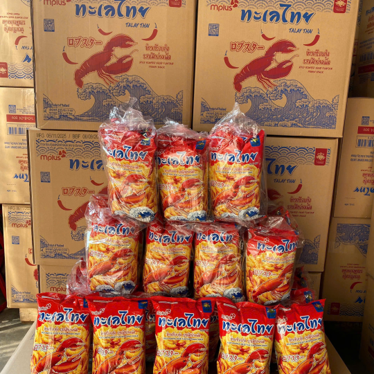 Snack Tôm Cay Giòn Vị Mực Nướng  60G