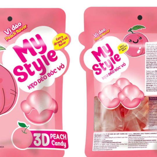 KẸO DẺO MY STYLE VỊ ĐÀO 120g