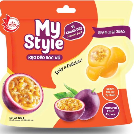 KẸO DẺO MY STYLE VỊ CHANH DÂY 120G 