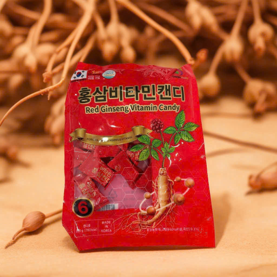kẹo hồng sâm vitamin