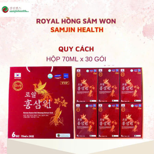 Nước hồng sâm Royal Samjin Health
